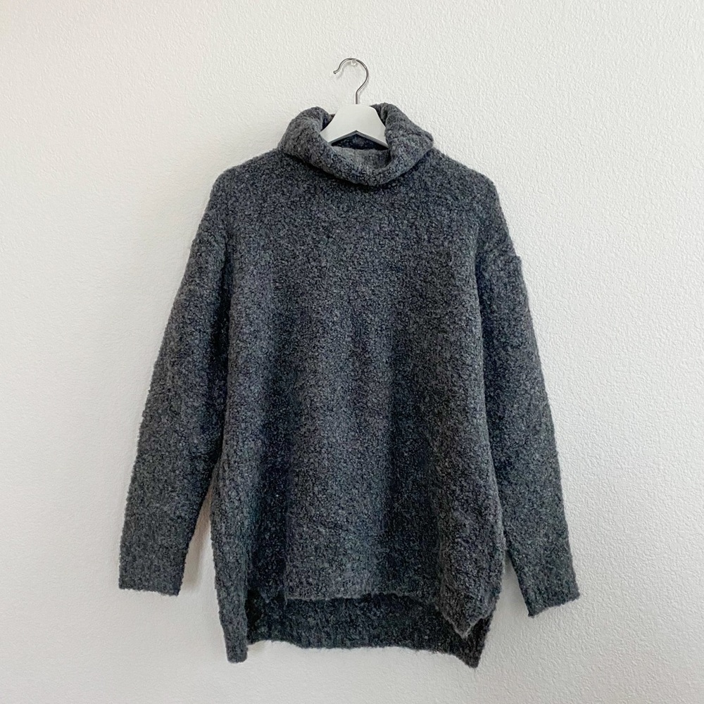 C. Wonder Grey Turtleneck Sweater